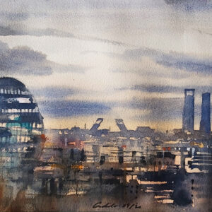 Curso en la plataforma "RED POINT SCHOOL" de Acuarelas de arquitectura urbana